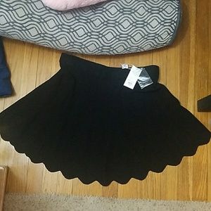 Black A line mini skirt by Candies NWT